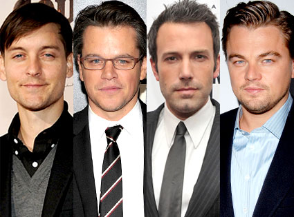 Tobey Maguire, Matt Damon, Ben Affleck, Leonardo DiCaprio Tobey Maguire, Matt Damon, Ben Affleck, Leonardo DiCaprio